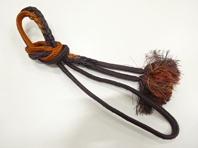 JAPANESE KIMONO / HAND-TIED OBIJIME